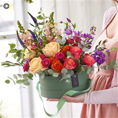 Premium Mother&#39;s Day Bright Hatbox